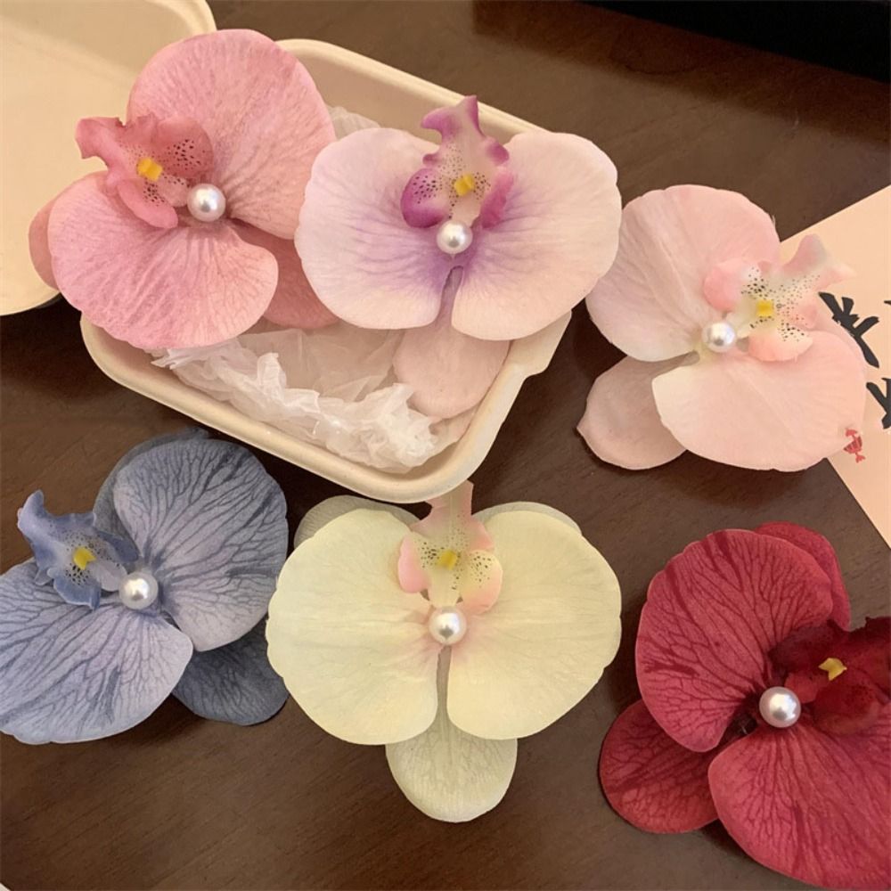 Orchid Phalaenopsis - Phalaenopsis Parel Haarclip Orchidee Vlinder Haarclip