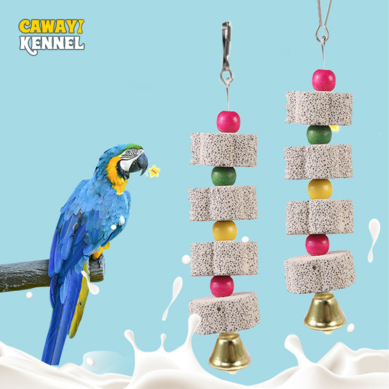 Plant Parenthood - Willekeurige Kleur Vogelkooi Speelgoed Mineraal Kauwsteen