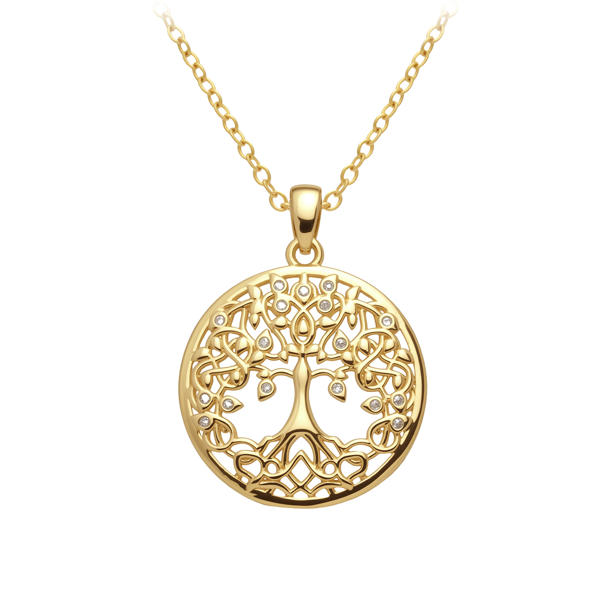 The Plant Parent - Mode Levensboom Ketting Dames Roestvrij Staal