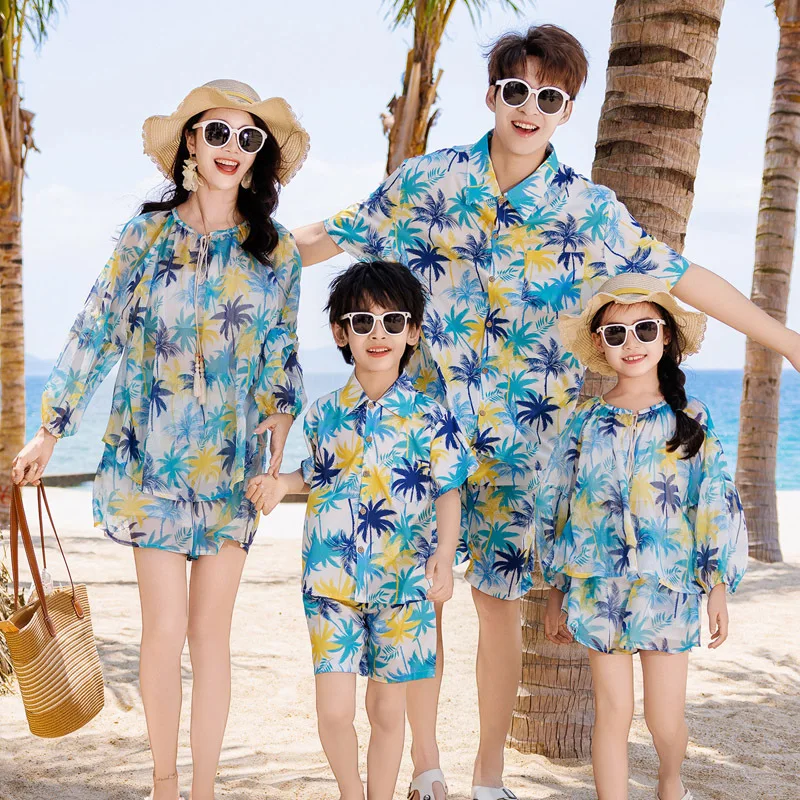The Plant Parent - Familievakantielook Bijpassende outfits Vakantie Ouder-kind Strand