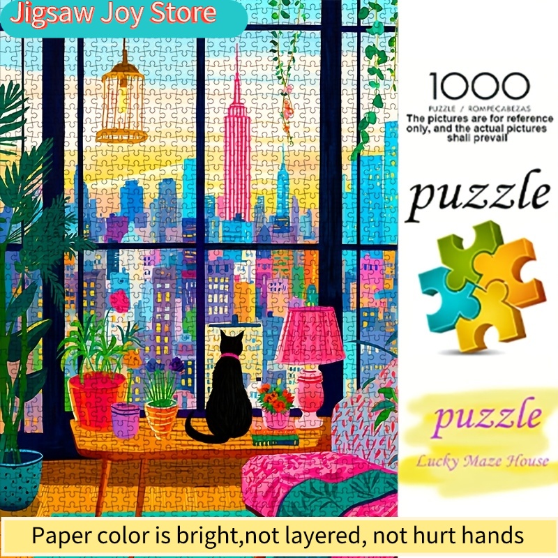 DIY-papierpuzzel, nachtzicht o - The Plant Parent recensie en prijs