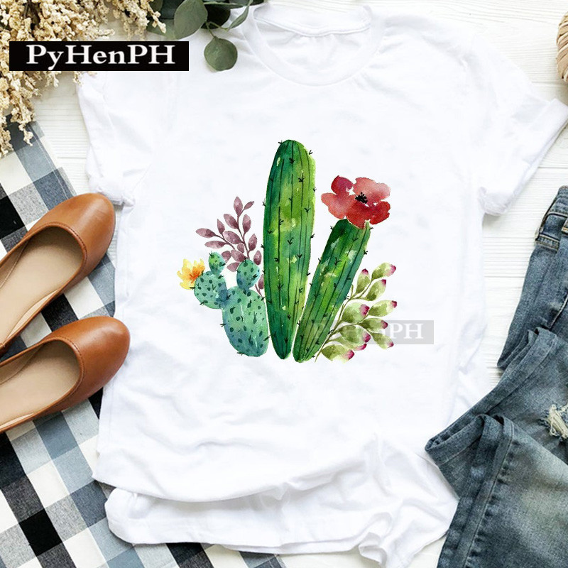 Mode Dames T-shirt met korte m - The Plant Parent recensie en prijs
