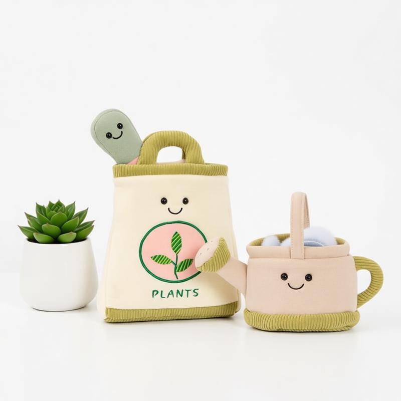 Knuffelplantentas met schep, g - The Plant Parent recensie en prijs